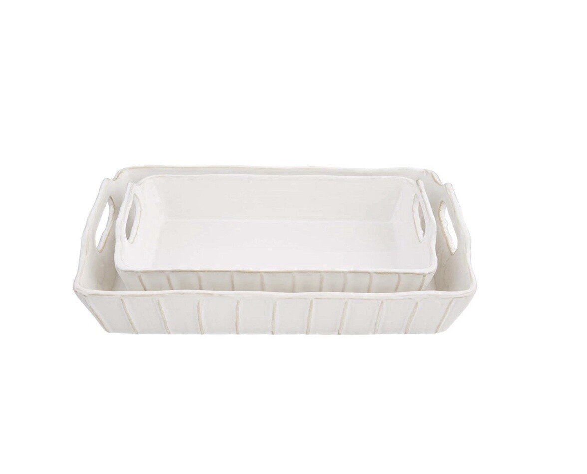 TEXTURED BAKER DISH SET