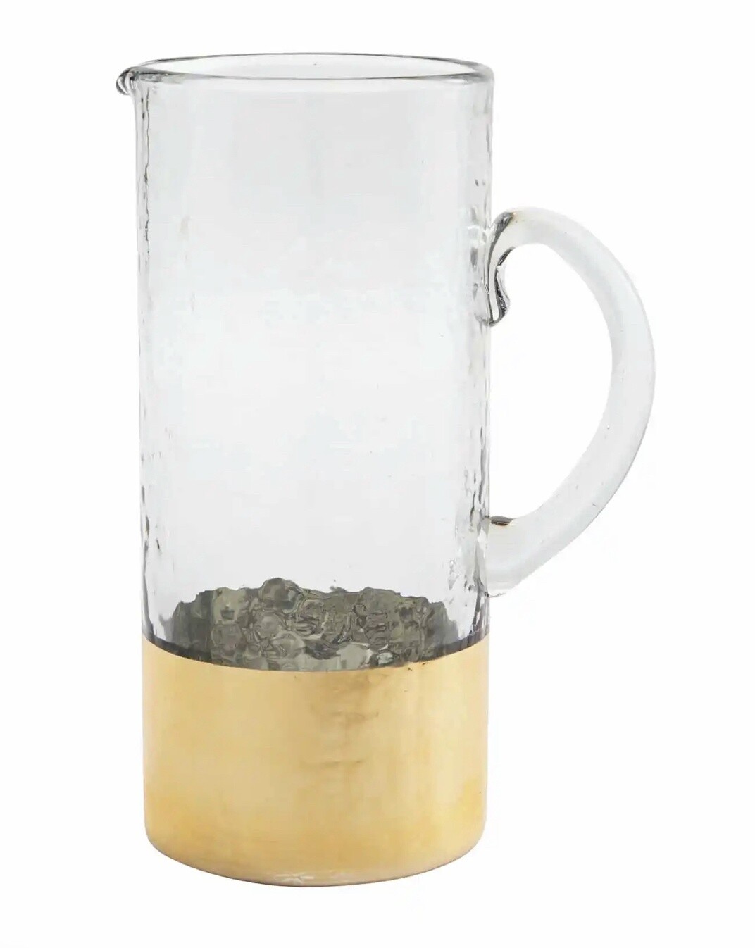 GOLD GLASS PITCHER