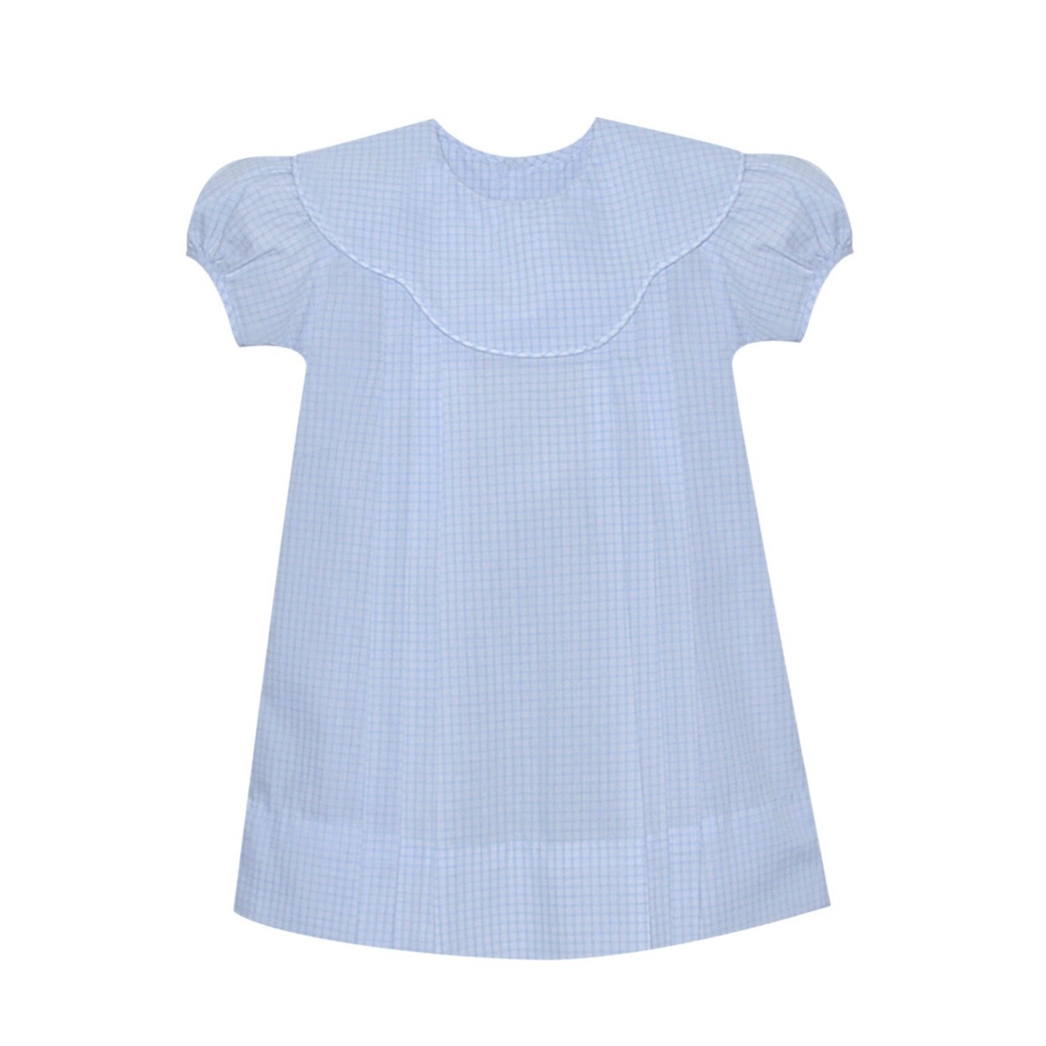 ROSALIND DRESS BLUE SQUARE