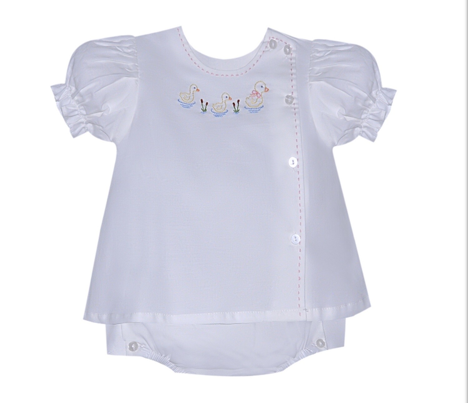 RILEY DUCK GIRL DIAPER SET