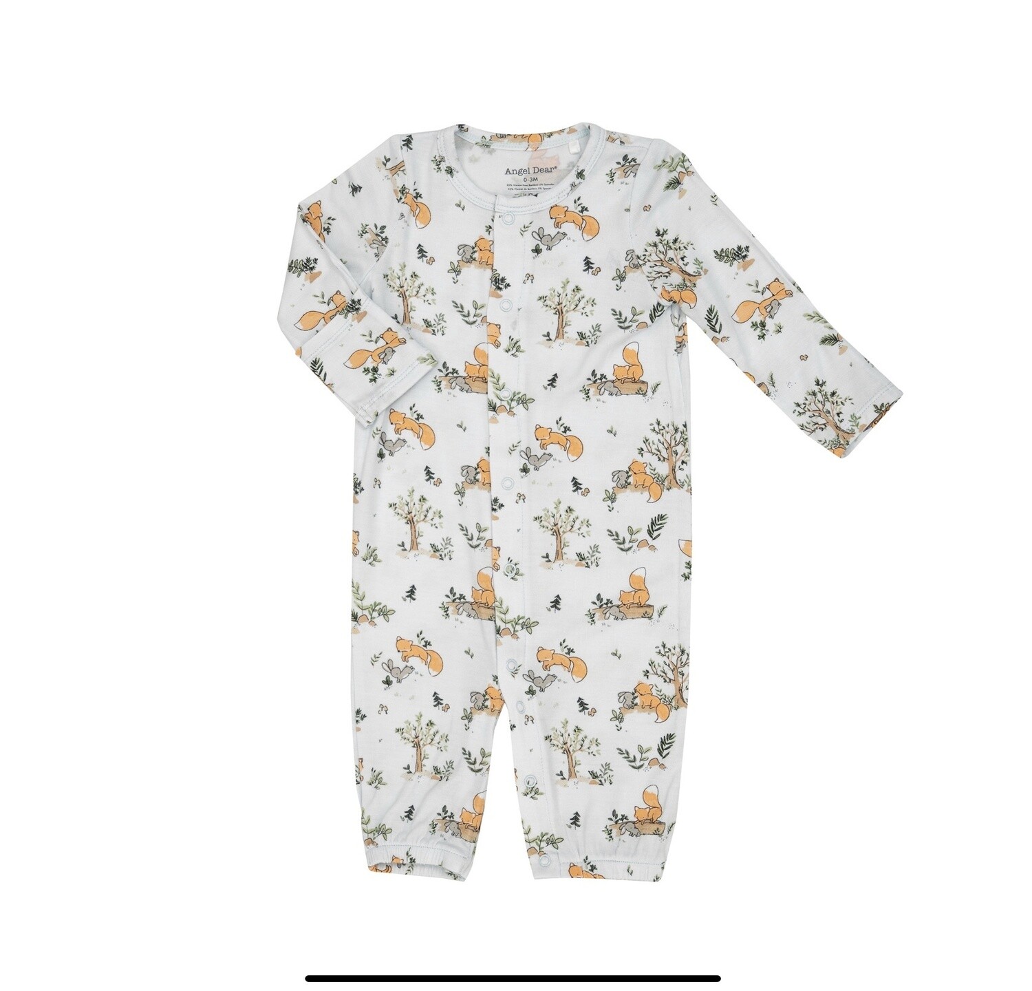 BABY FOXES BLUE CONVERTIBLE GOWN
