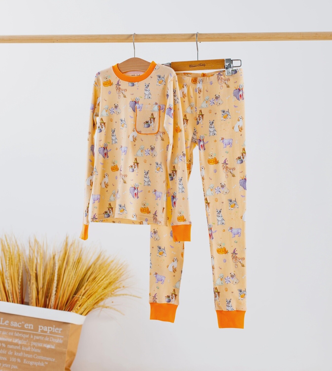 PAWS-ITIVELY SPOOKY ORGANIC COTTON PAJAMA SET