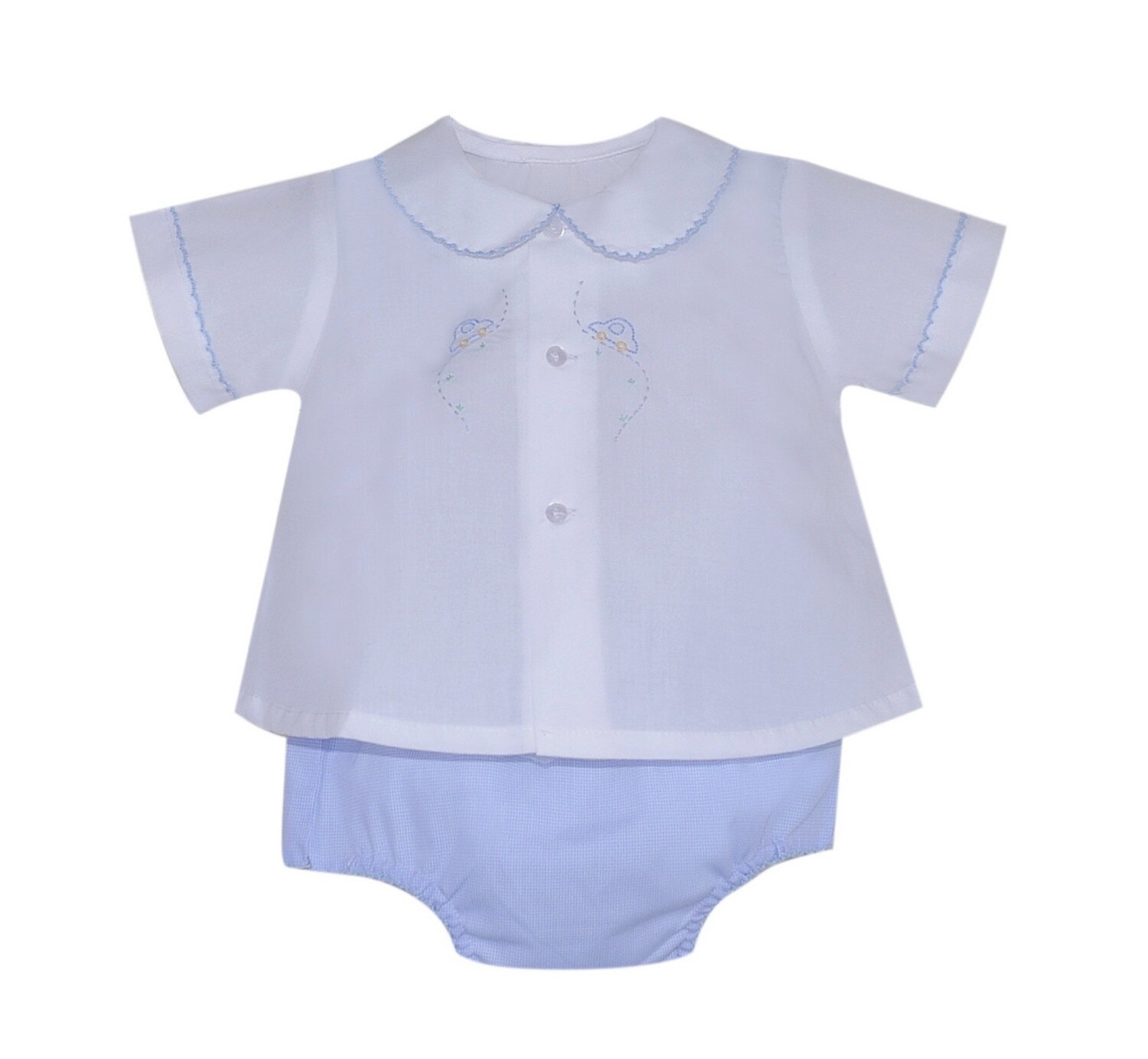 AVERY BLUE DIAPER SET