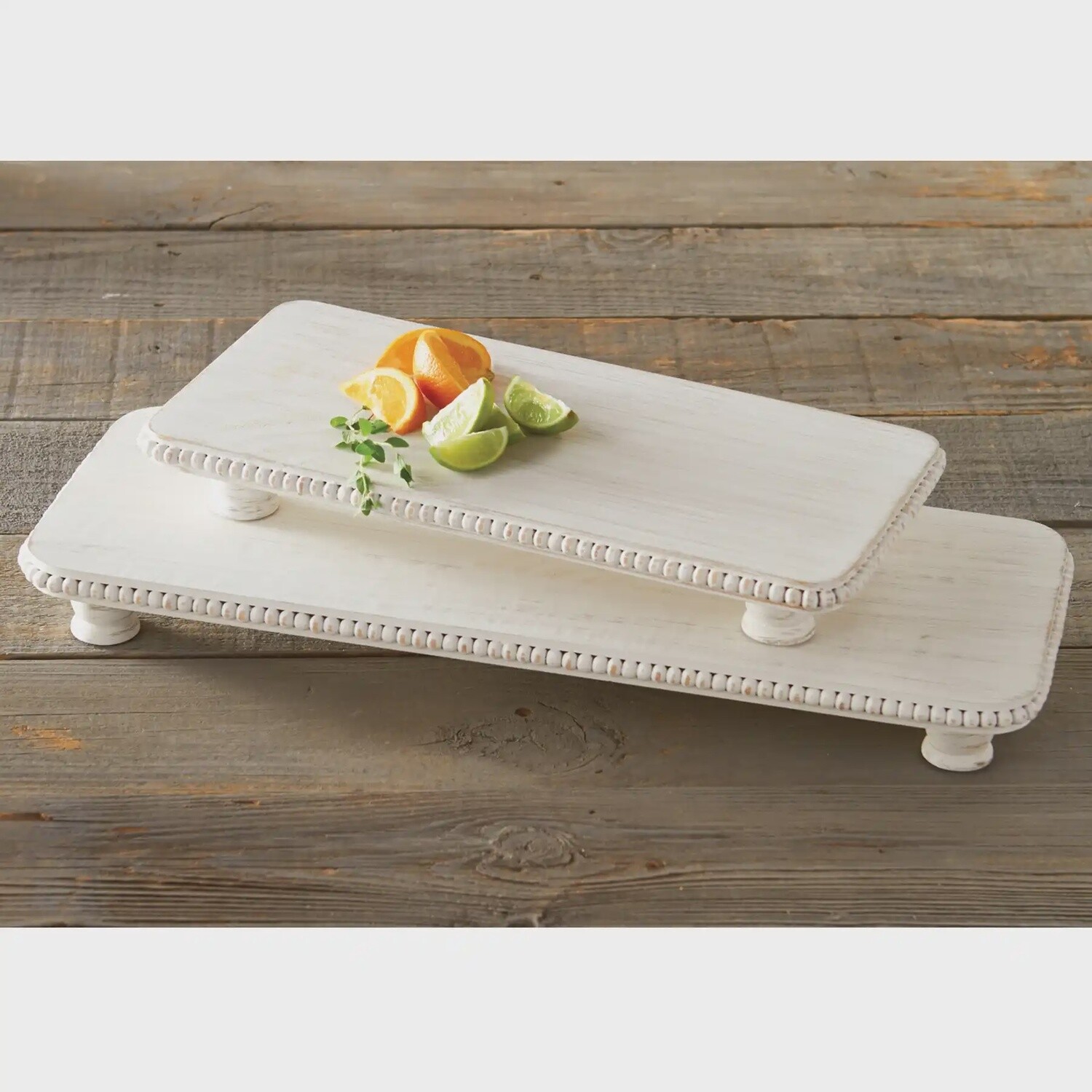 BEADED SERVING BOARD SET