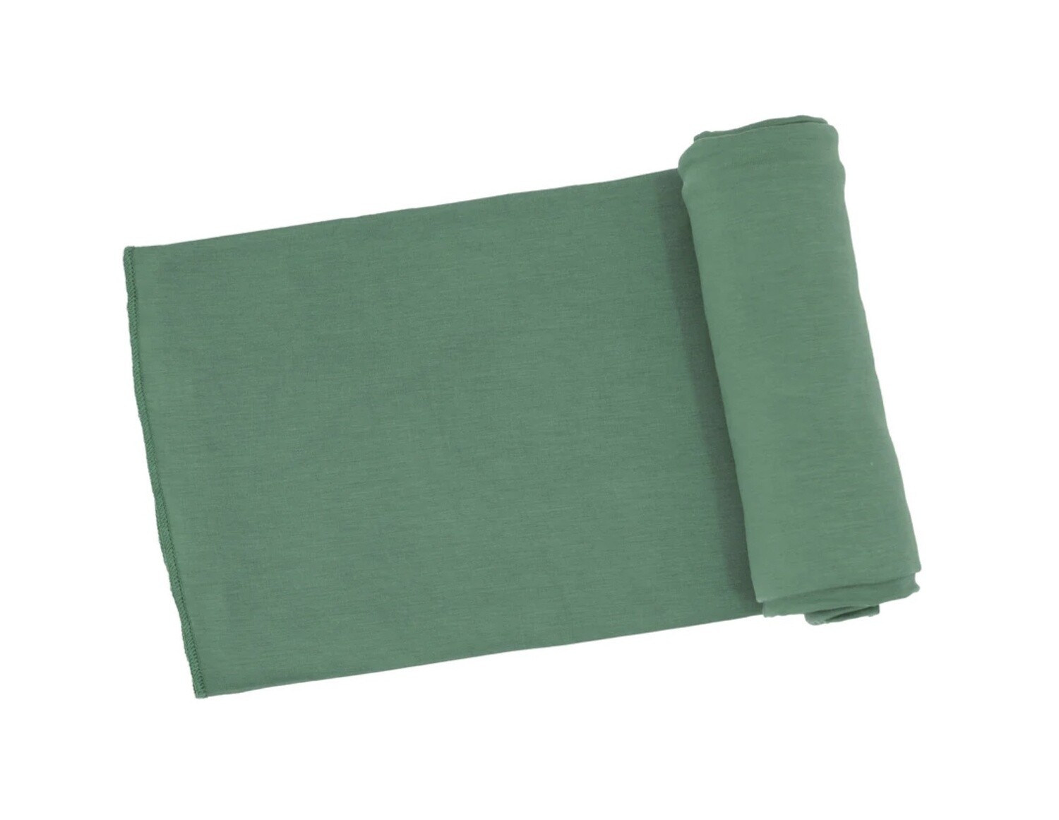 DEEP GRASS GREEN SWADDLE BLANKET