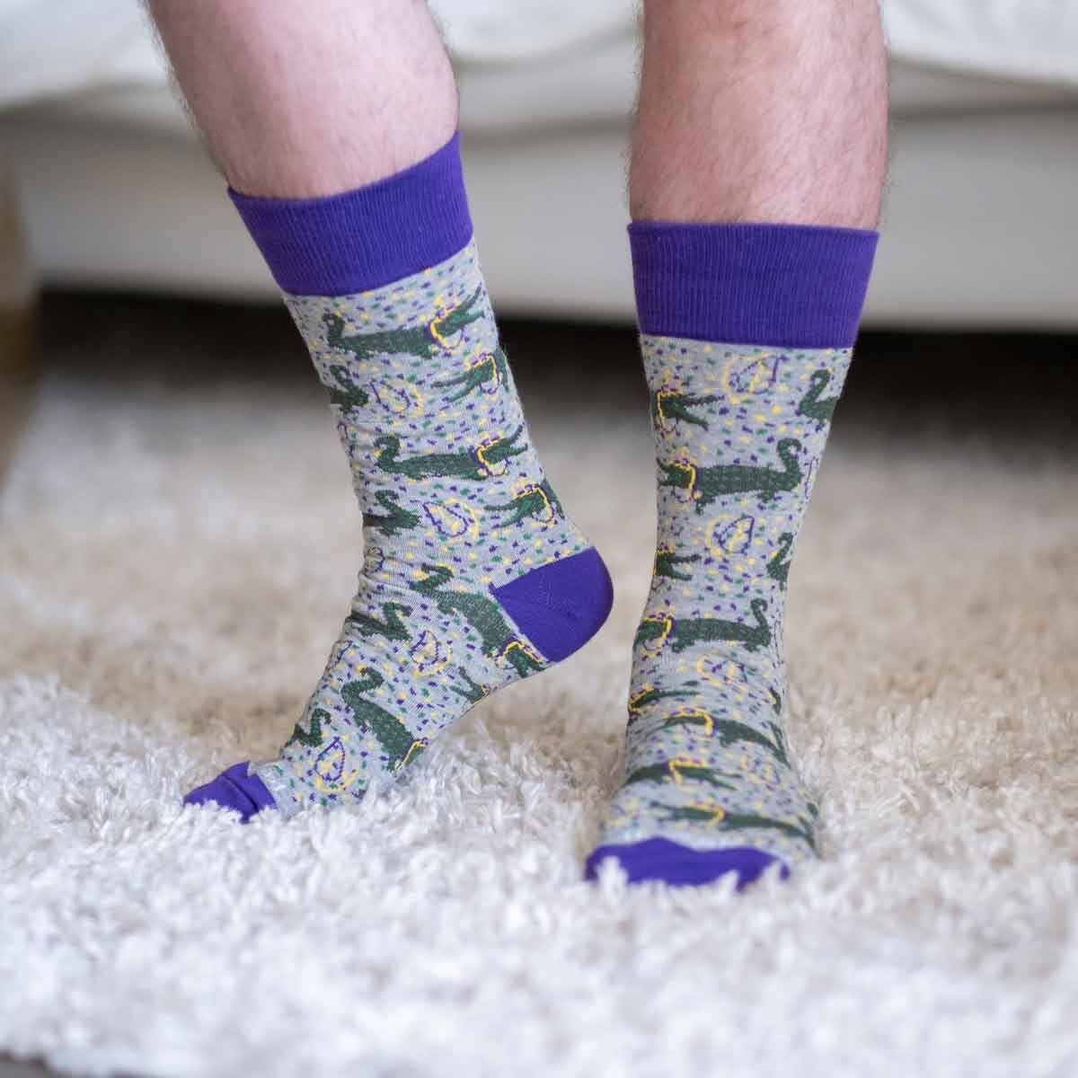 MEN&#39;S PARDI GATOR SOCKS