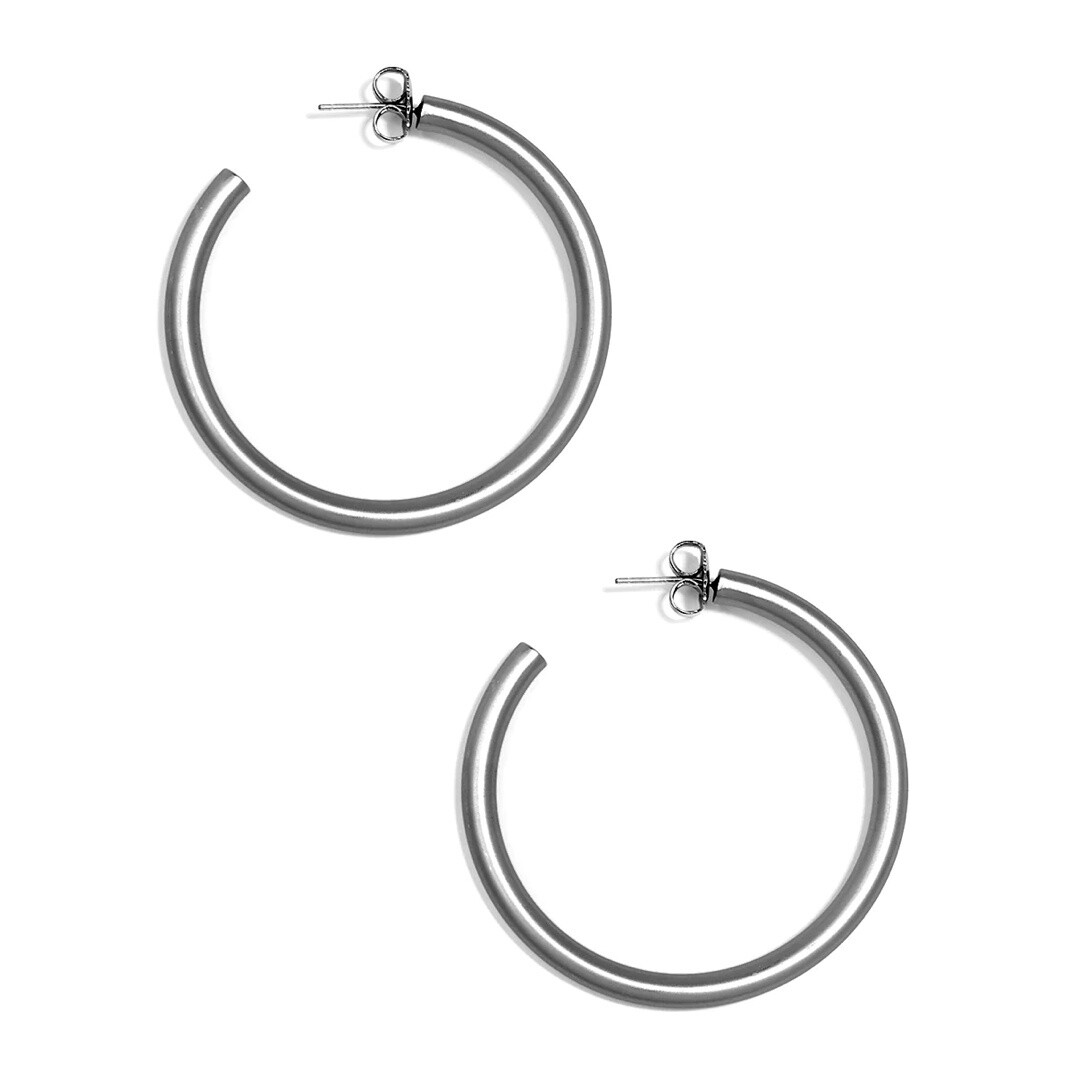 LARGE CHUNKY HOOP EARRING, Colour: HEM