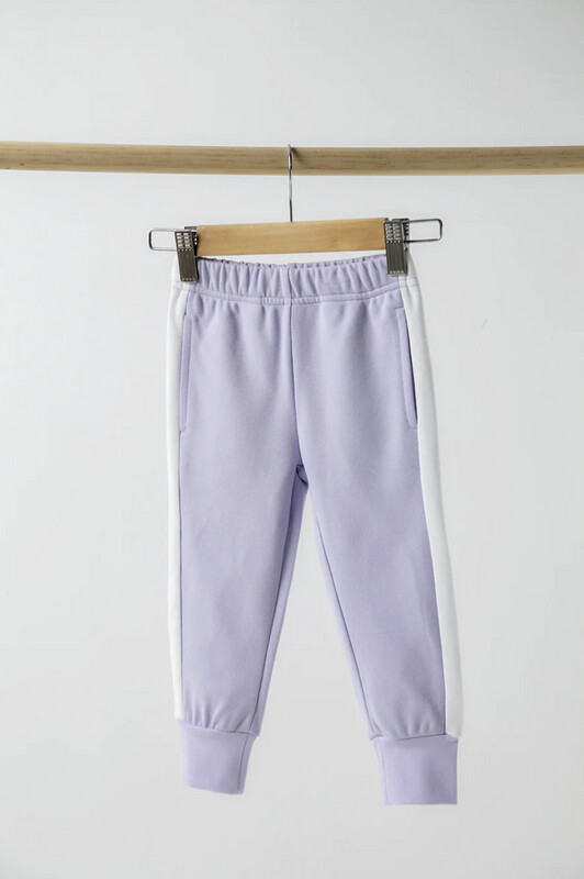 LAVENDER FOG KIDS COTTON JOGGERS