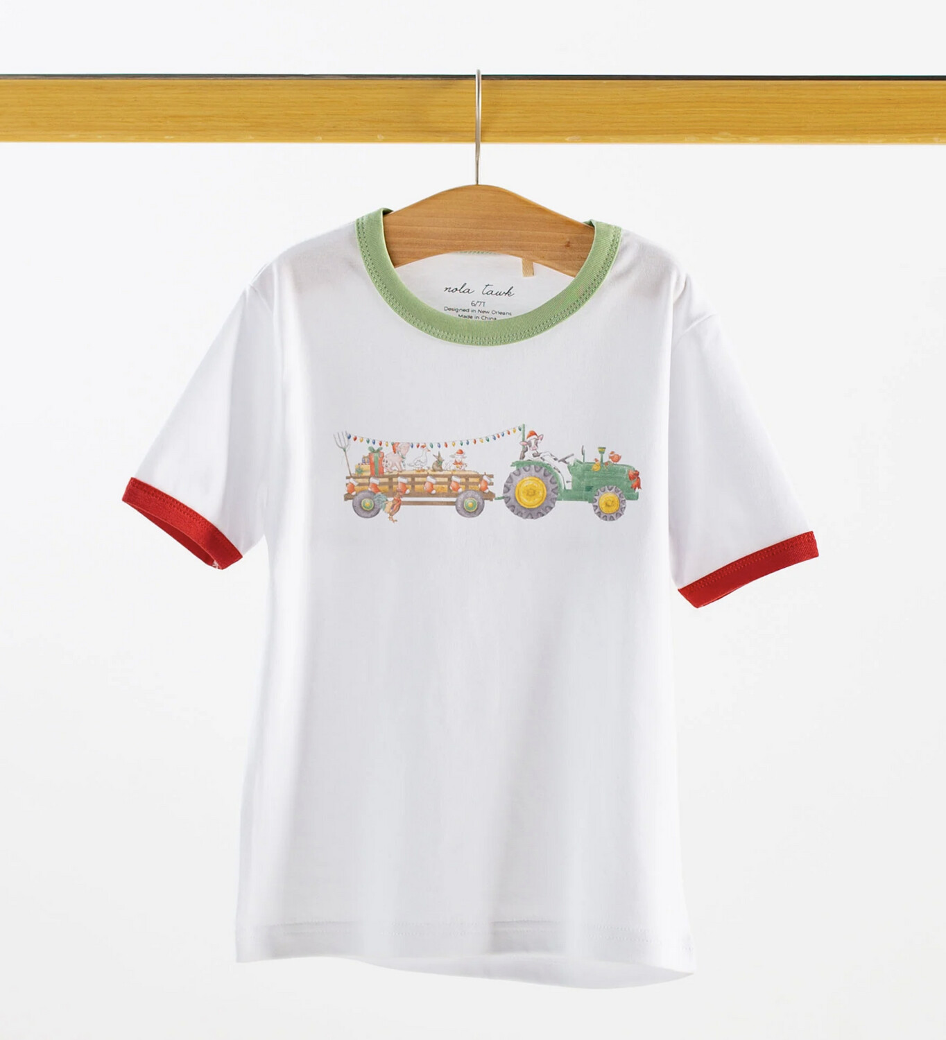 MOO-Y CHRISTMAS ORGANIC COTTON KIDS CHRISTMAS TSHIRT