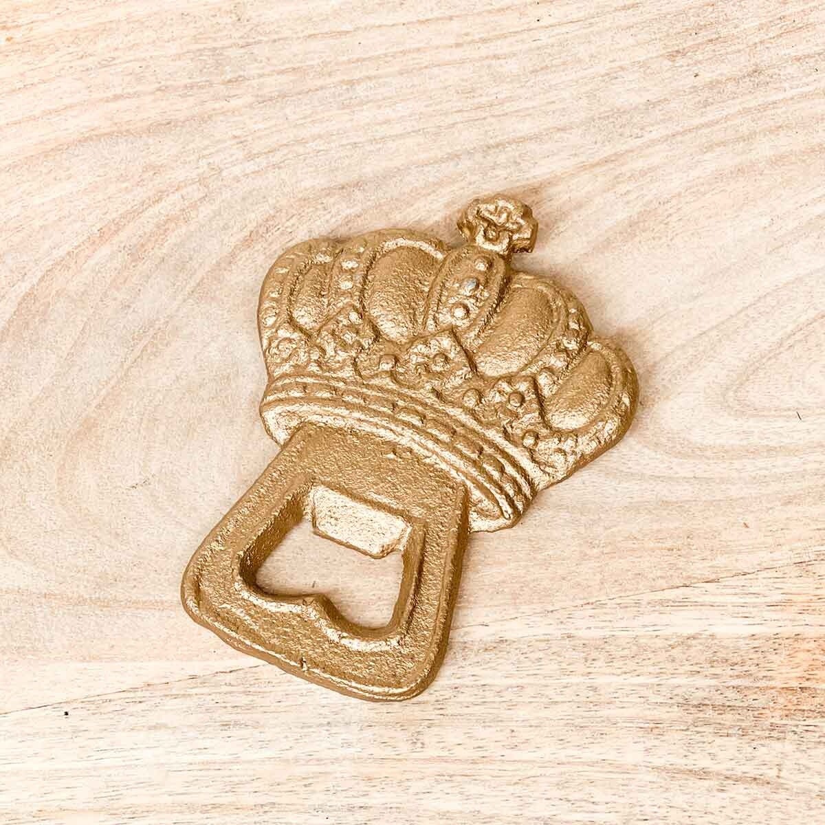 CROWN BOTTLE OPENER GOLD