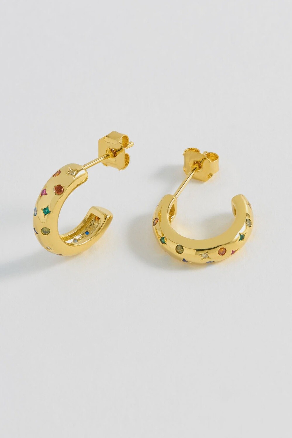 THICK RAINBOW CELESTIAL HOOPS