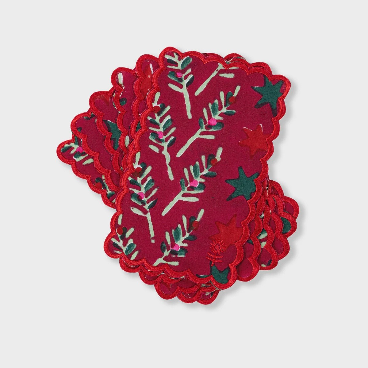 CANTERBURY COCKTAIL NAPKINS S/6