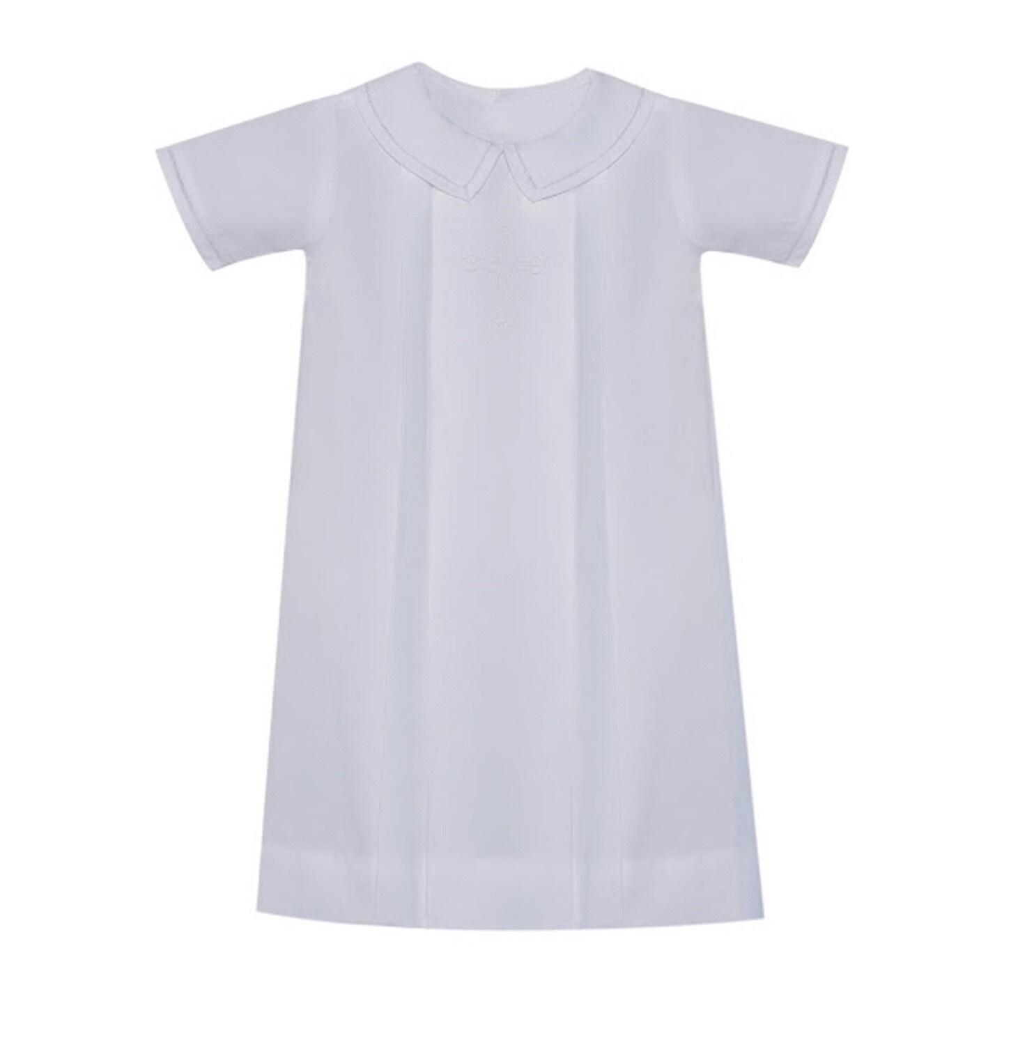 CARSON BOY BAPTISM GOWN- WHITE