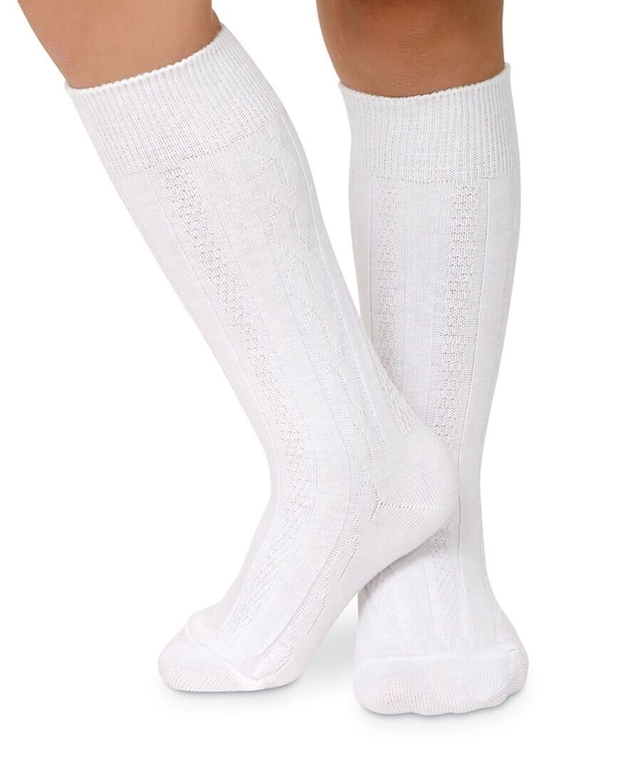 CLASSIC CABLE KNEE HIGH SOCKS