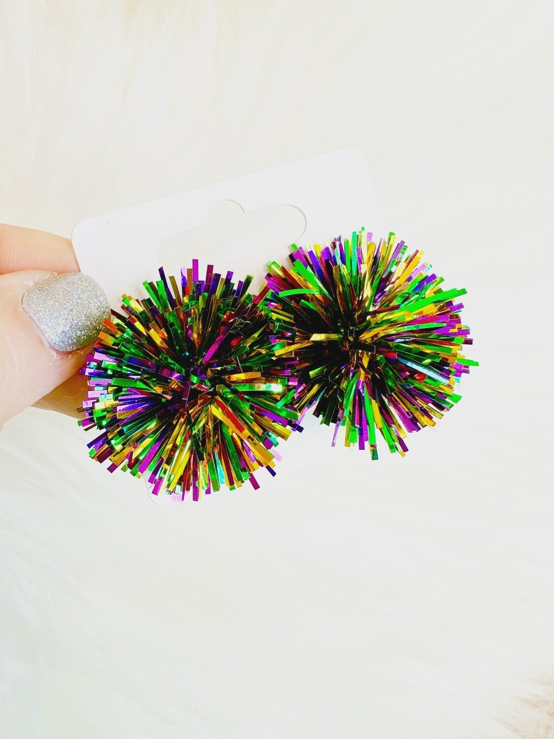 MARDI GRAS POM POMS