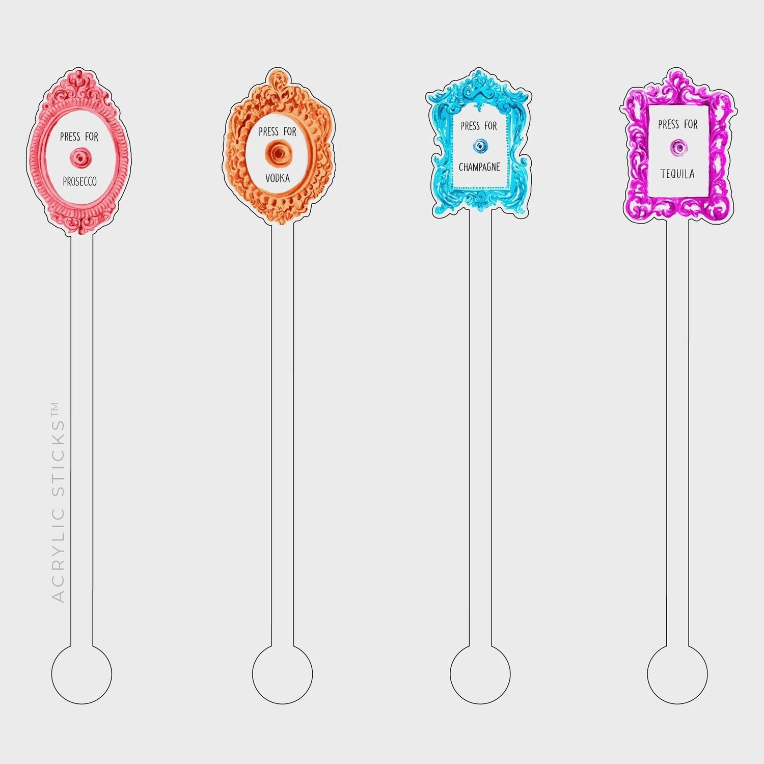 PRESS FOR ACRYLIC STIR STICKS COMBO