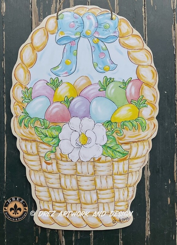 EASTER BASKET DOOR HANGER