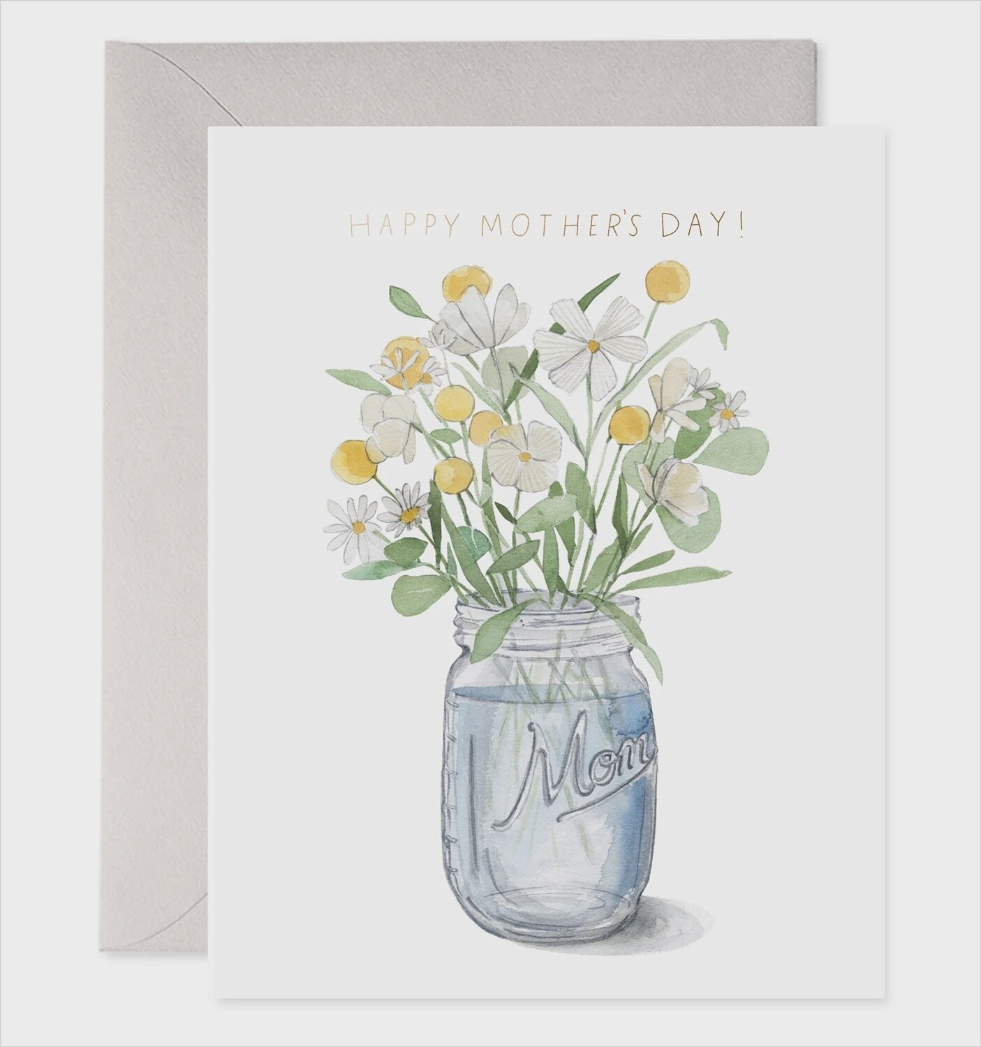 MASON JAR MOM CARD