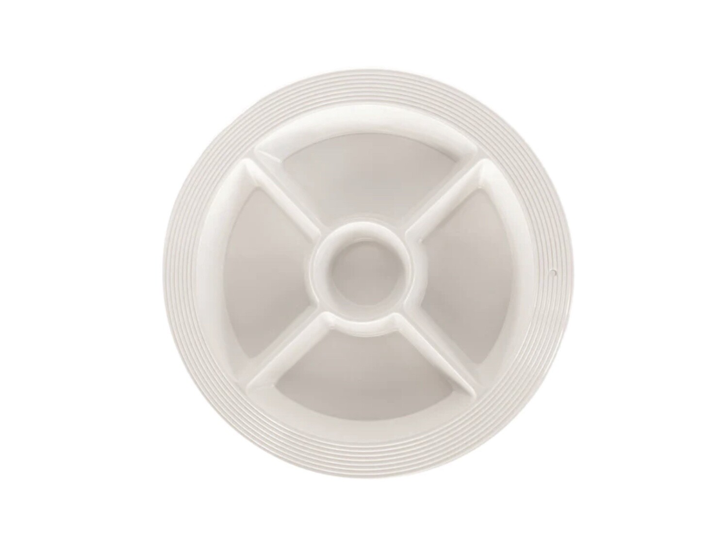 PINSTRIPES MELAMINE DIVIDED DISH