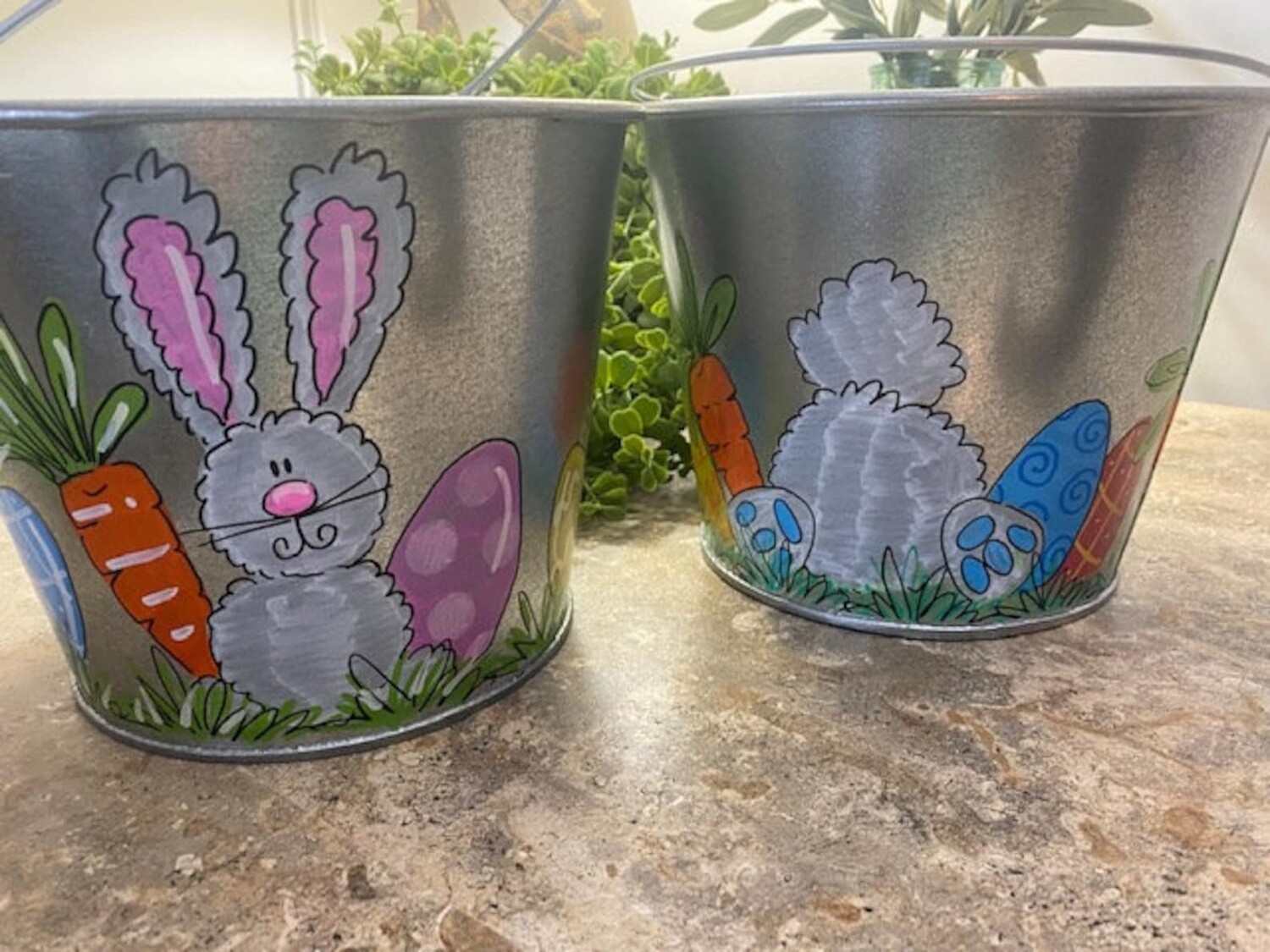 LITTLE GIRL EASTER BUCKET