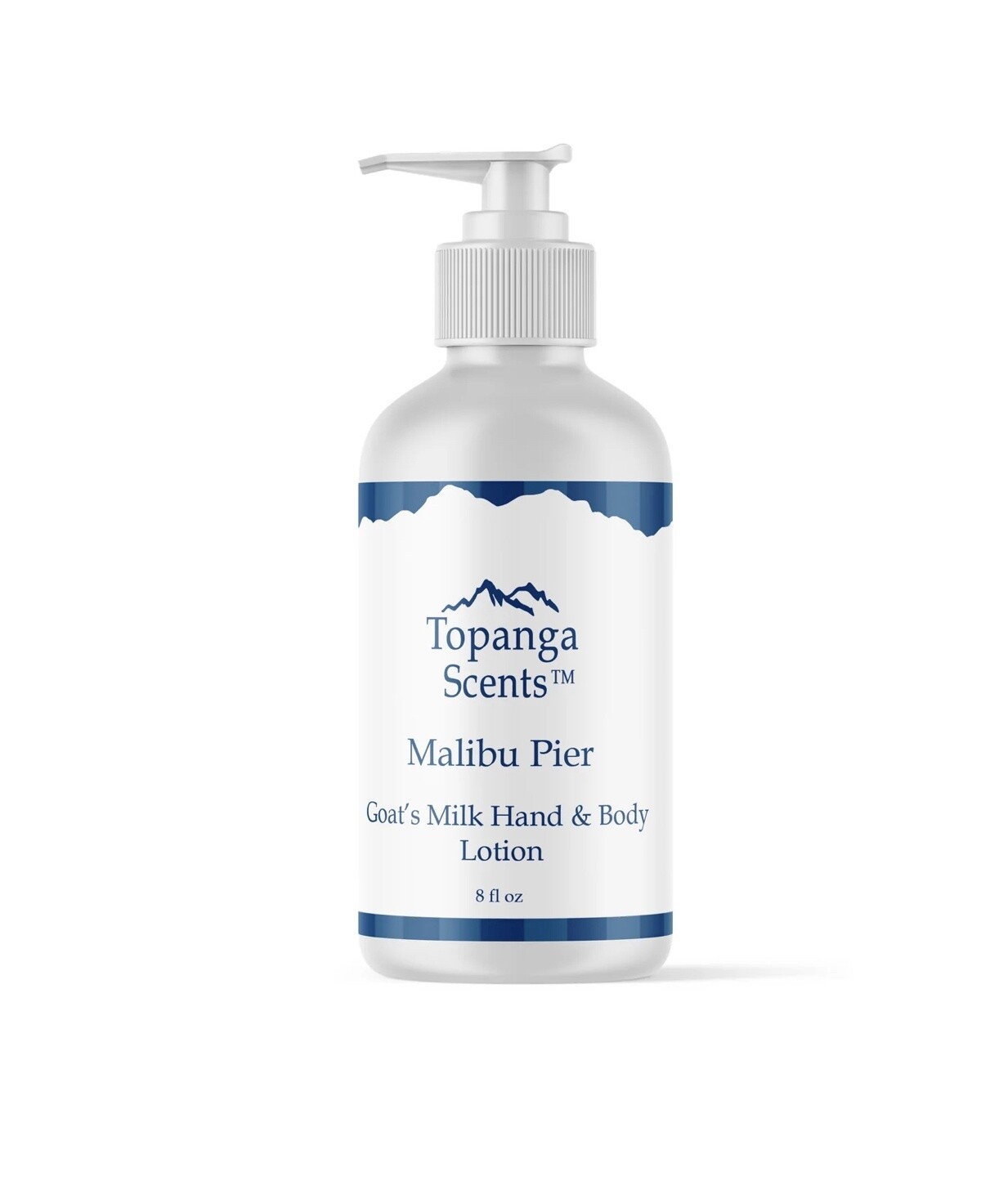 TOPANGA GOAT&#39;S MILK HAND &amp; BODY LOTION, SCENT: MALIBU PIER