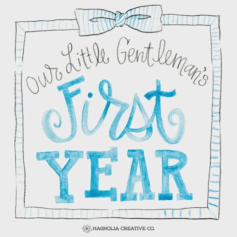 LITTLE GENT MILESTONE CARDS