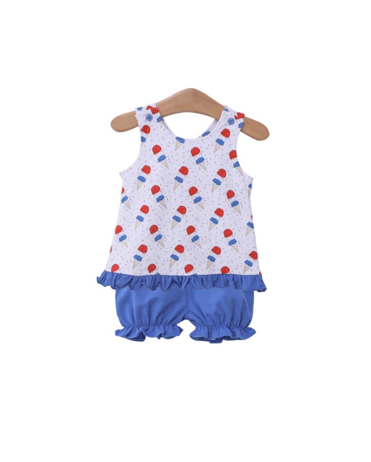 PATRIOTIC ICE CREAM BLOOMER SET