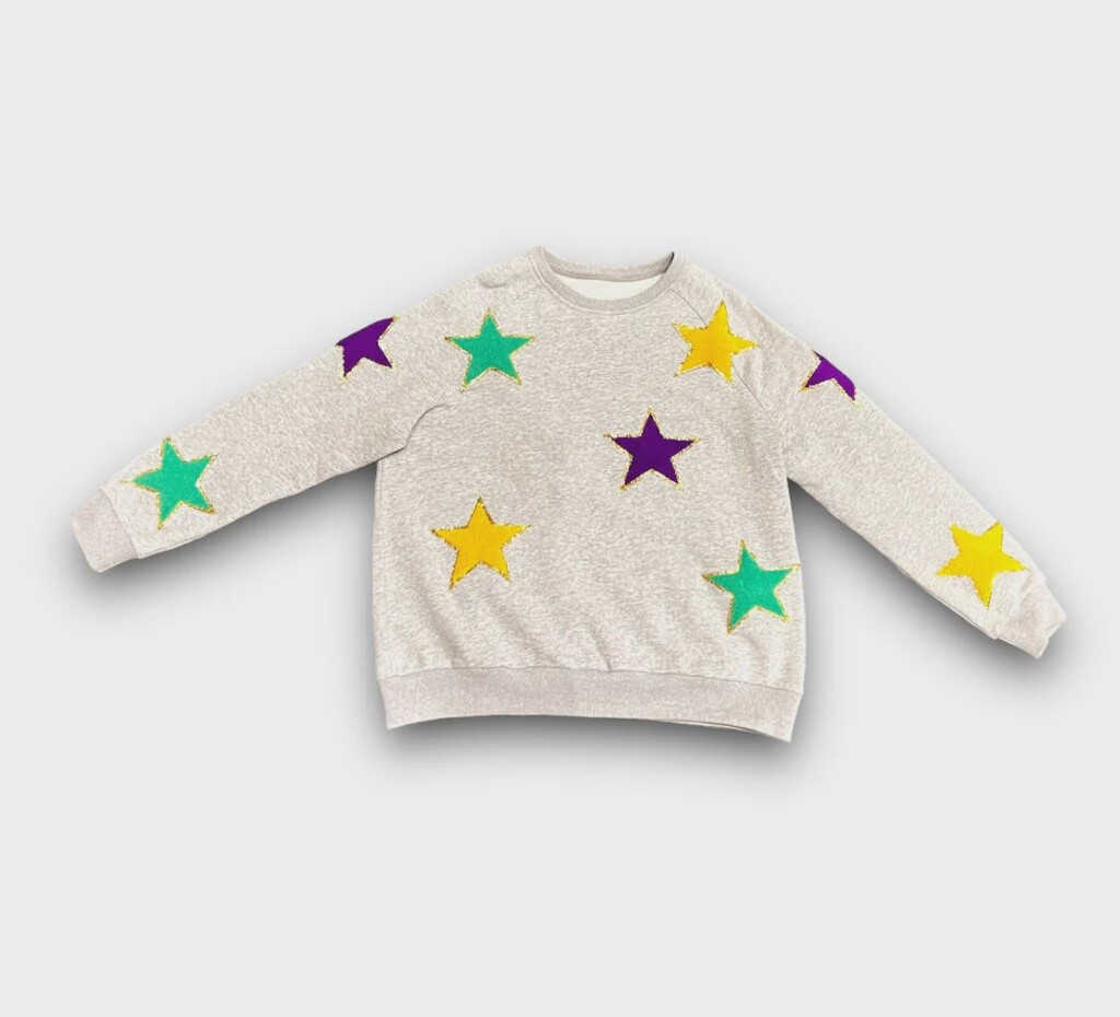 STARS CHENILLE ADULT SWEATSHIRT