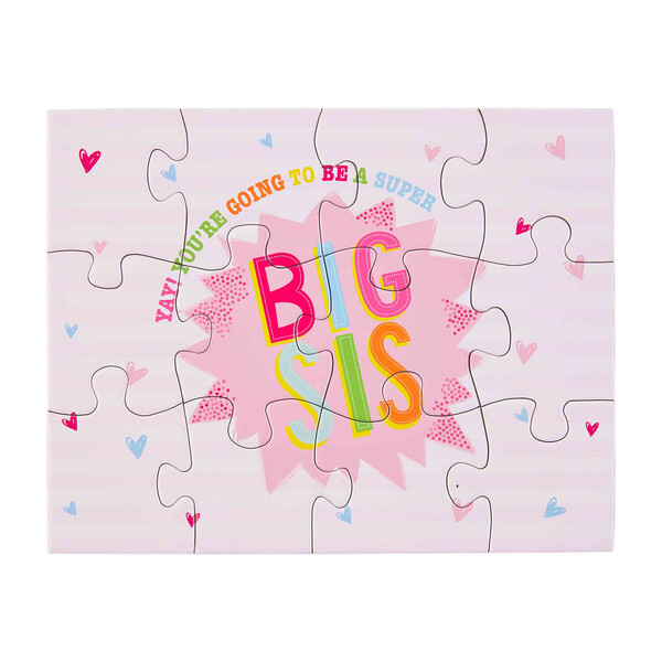 BIG SIBLING ANNOUNCEMENT PUZZLE, DESIGN: BIG SIS