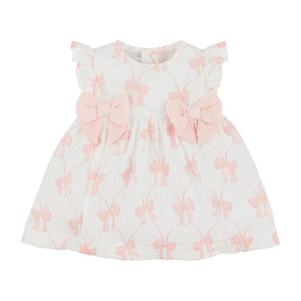 BOW PRINT DRESS