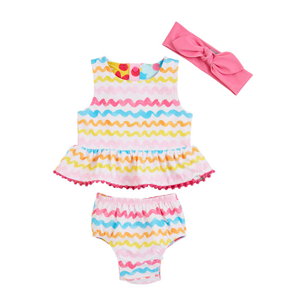 RAINBOW REVERSIBLE SWIMSUIT
