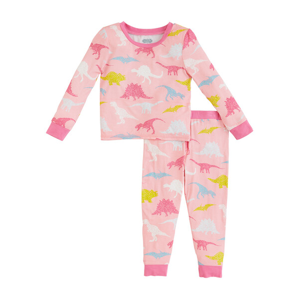 PINK DINO GLOW PAJAMAS