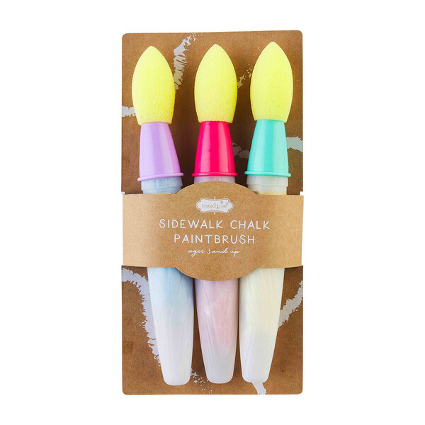 PINK SIDEWALK CHALK PAINT BRUSH SET
