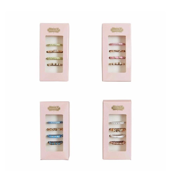 BRIGHT LAYERING RING SET