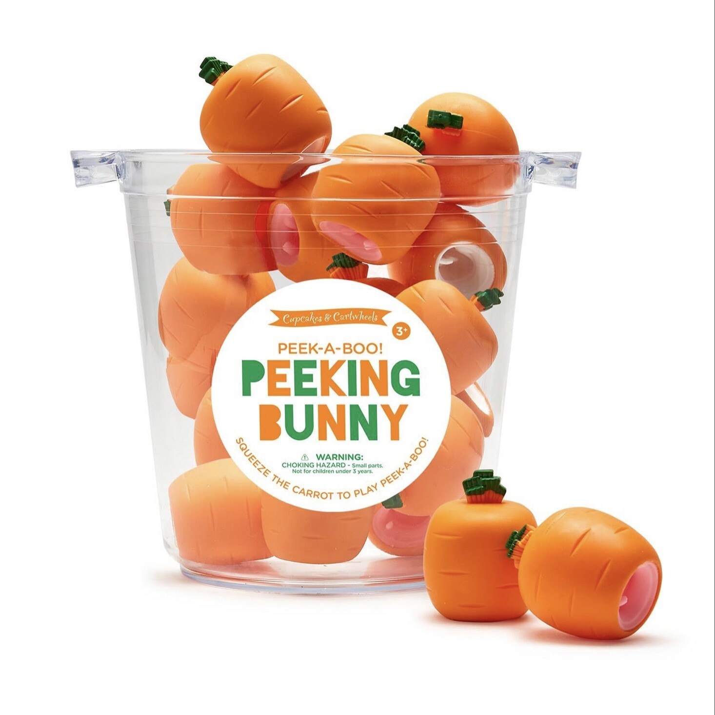 PEEK-A-BOO! PEEKING BUNNY IN CARROT