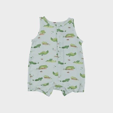 ALLIGATORS SHORTIE ROMPER