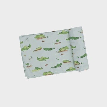 ALLIGATORS SWADDLE BLANKET