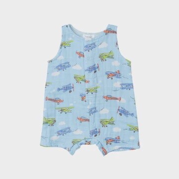 VINTAGE PLANES SHORTIE ROMPER