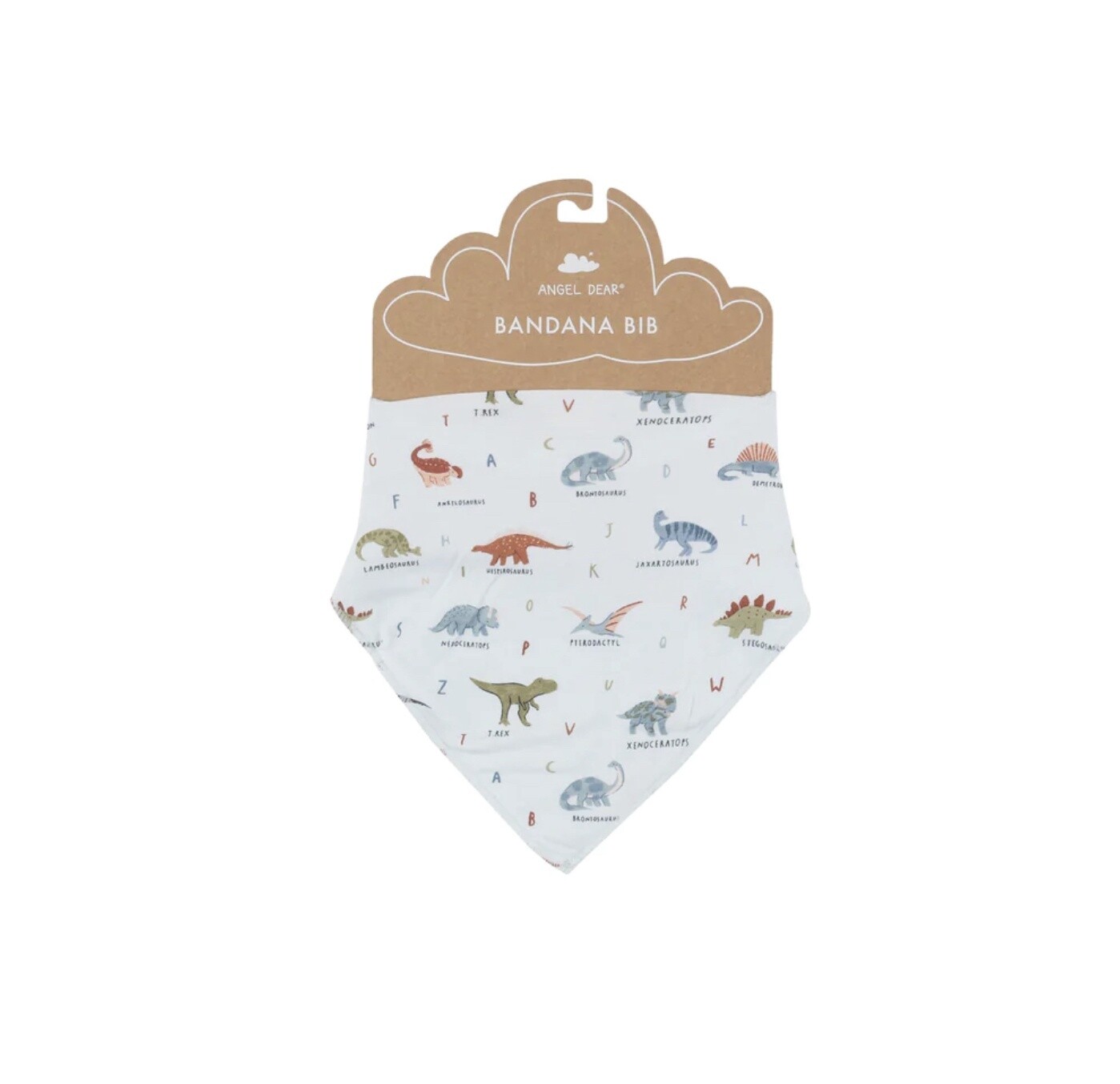 DINOSAUR ABC BANDANA BIB