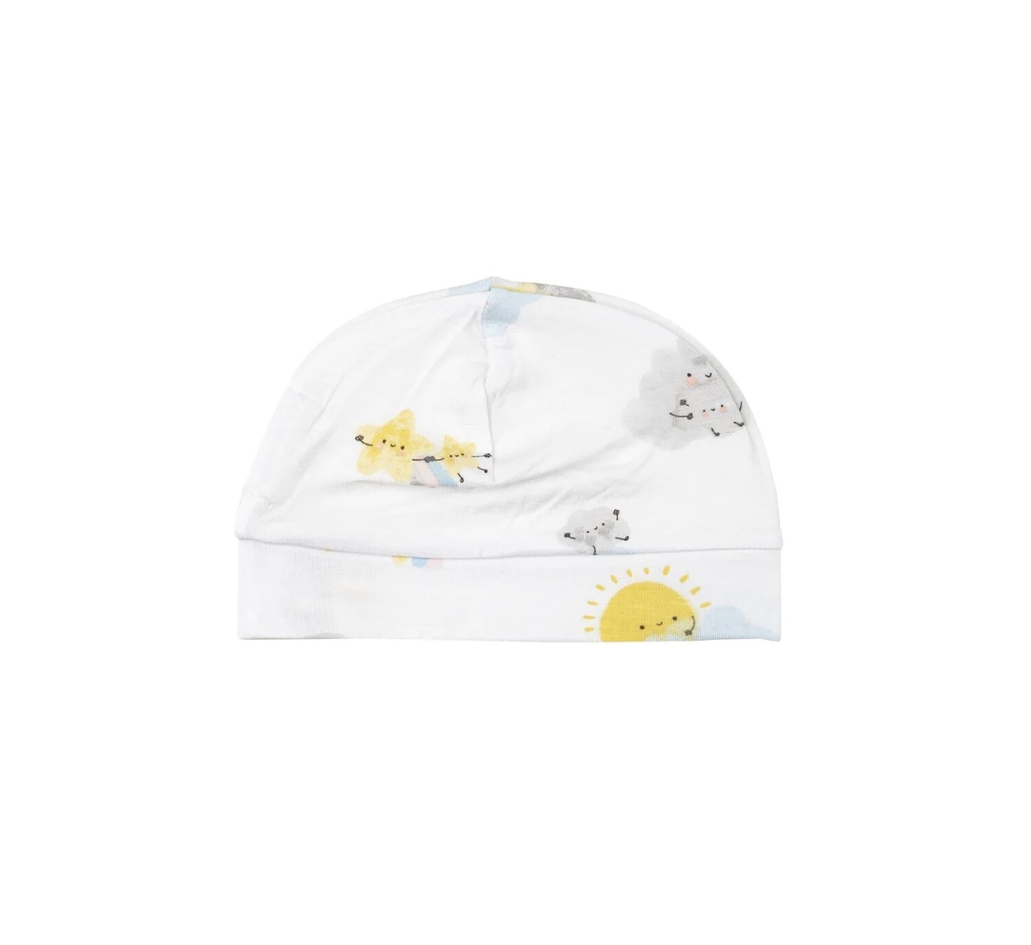 HAPPY WEATHER BEANIE HAT 0-3M
