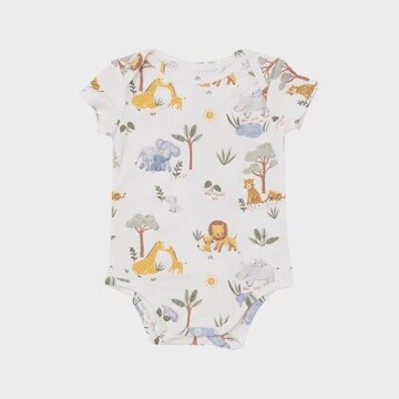PAINTED SAFARI ANIMALS BODYSUIT
