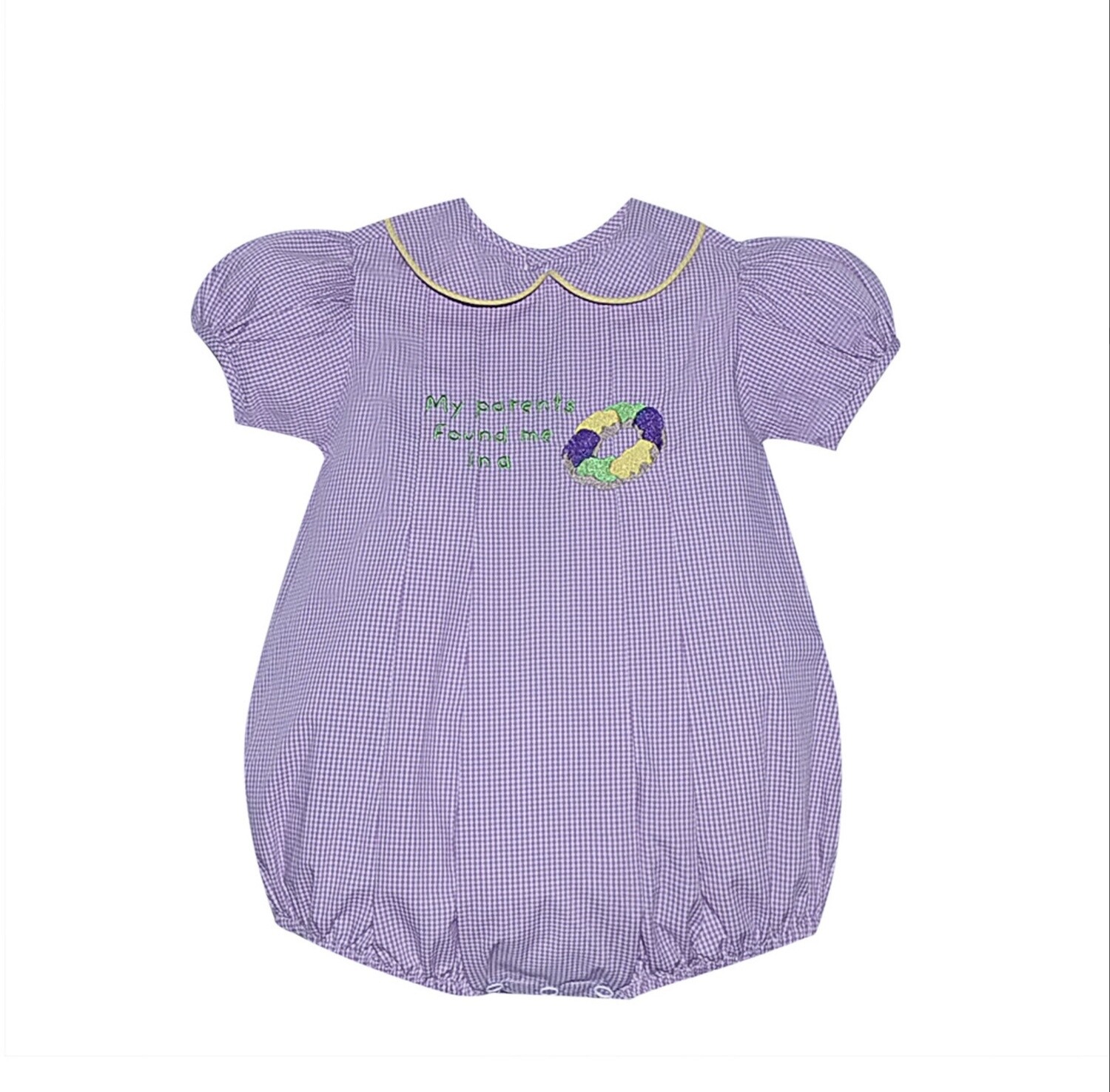 KENNEDY KING CAKE BABY GIRL BUBBLE