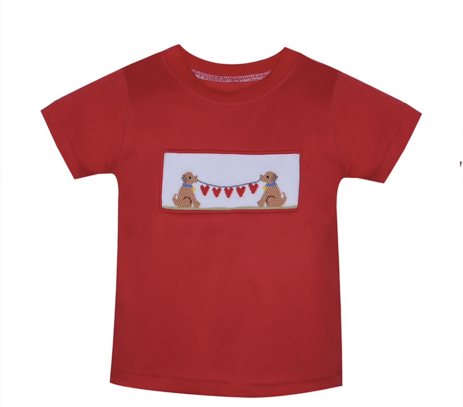 RED ABEL VALENTINE PUPPY SHIRT