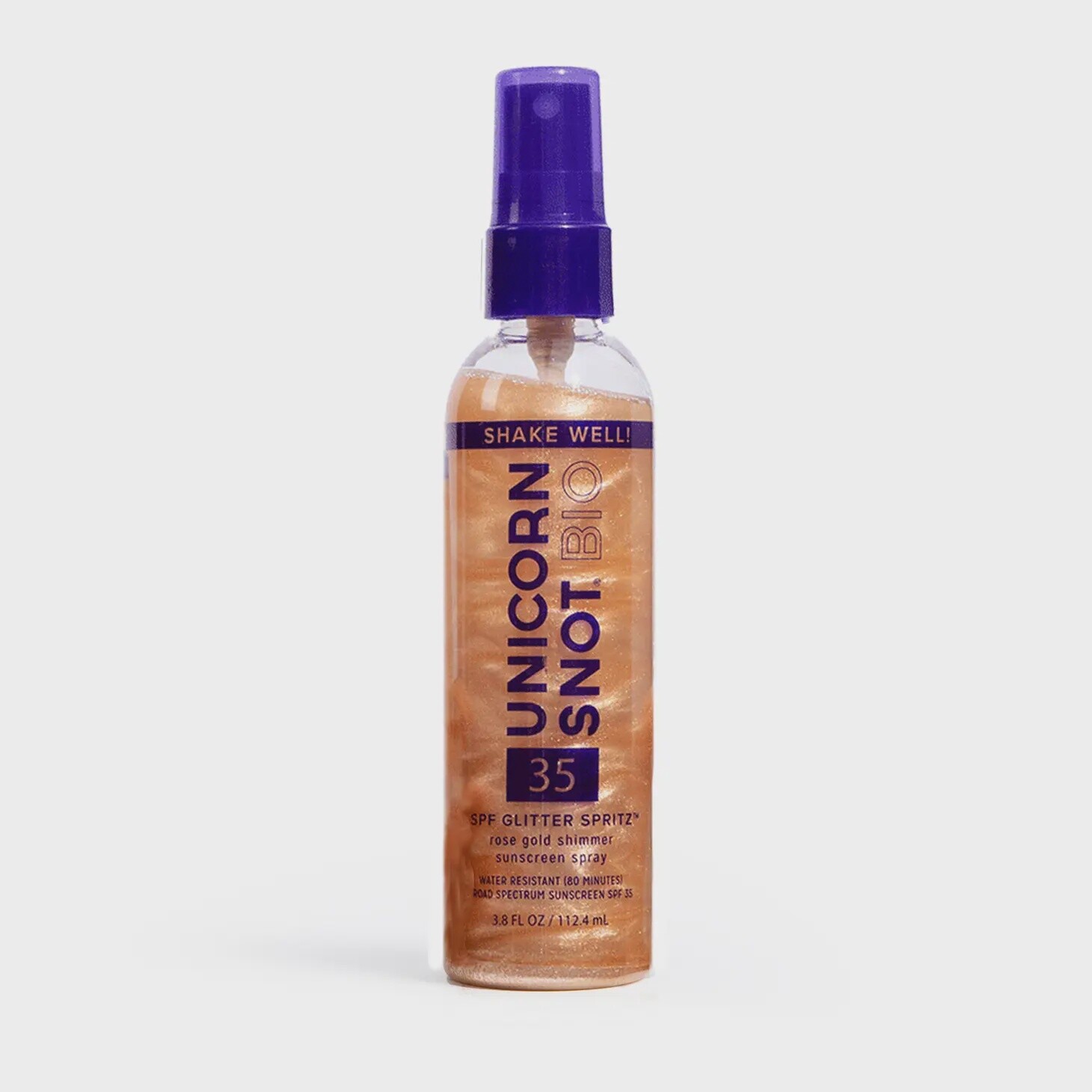 SPF 35 GLITTER SPRITZ- ROSE GOLD