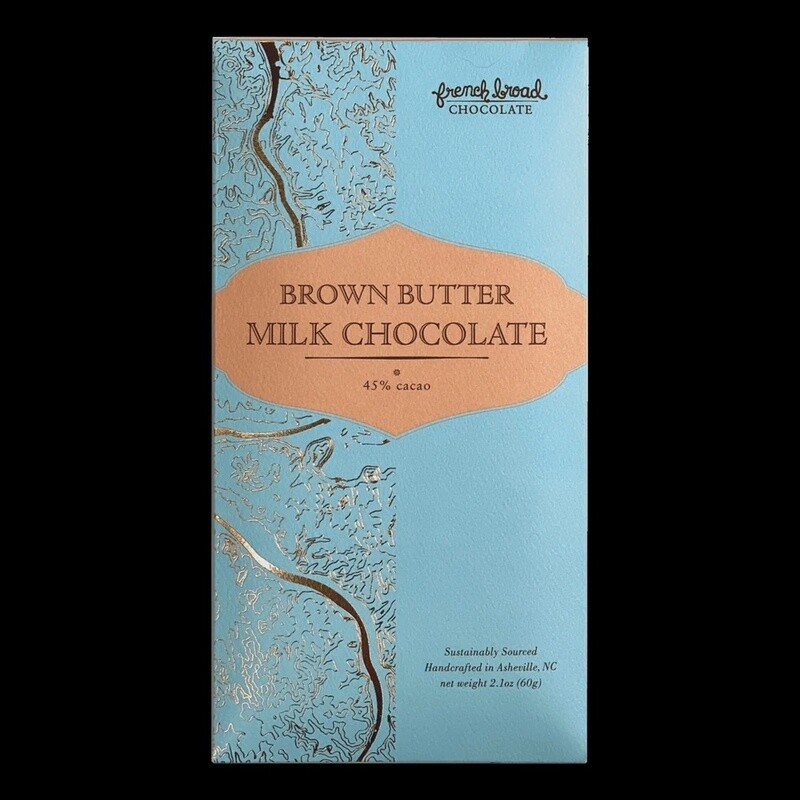 BROWN BUTTER MILK CHOCOLATE 60G BAR
