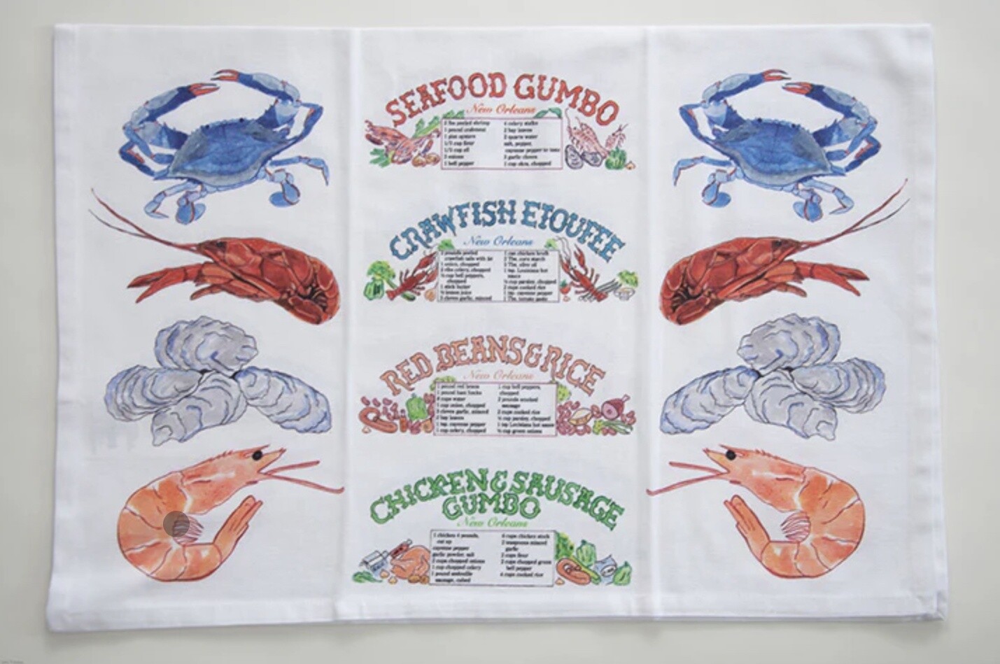LOUISIANA RECIPE TOWEL