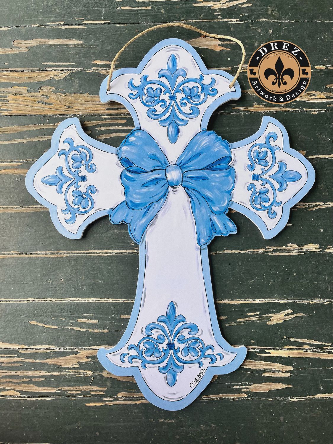 BLUE CROSS DOOR HANGER