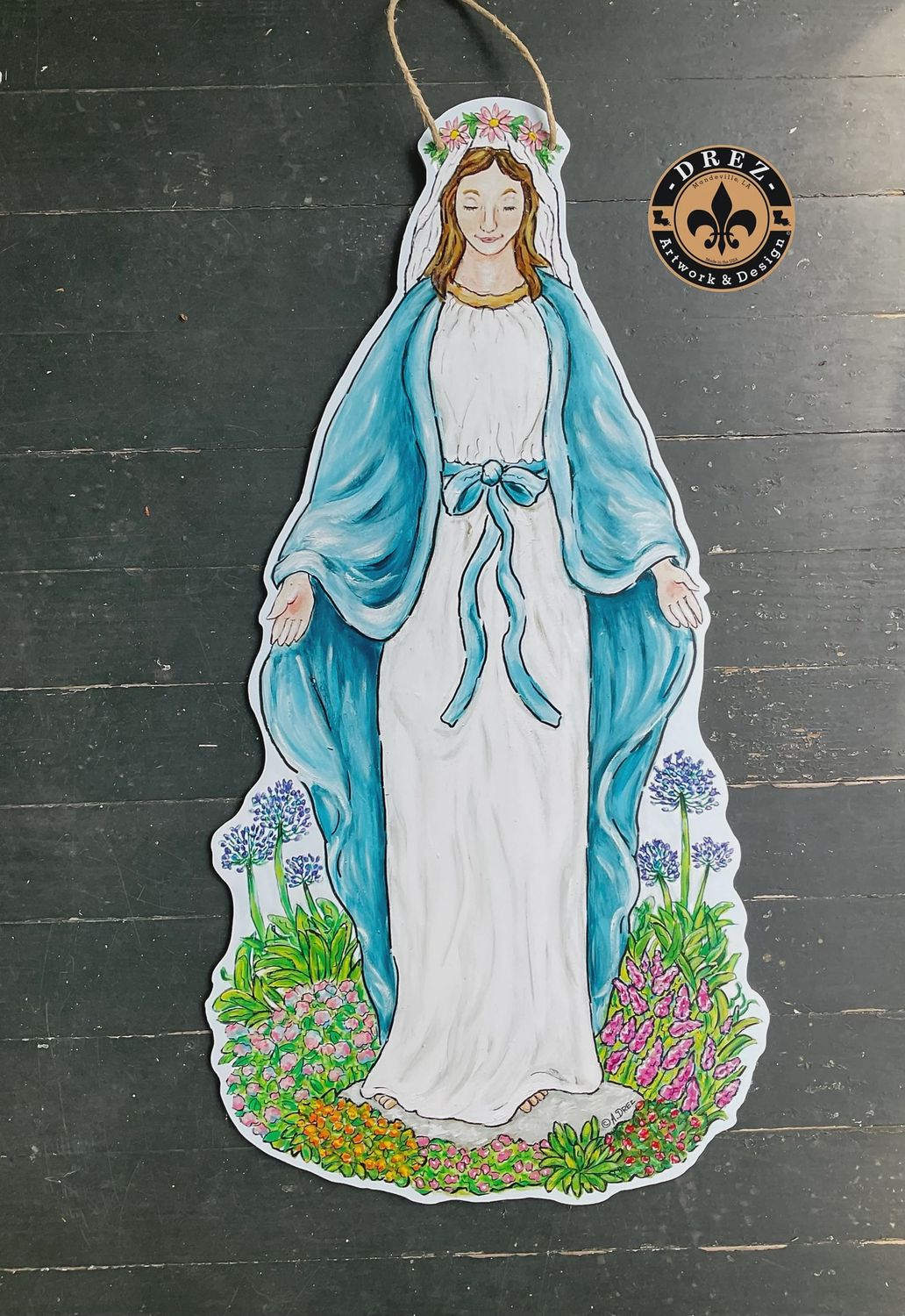 BLESSED MOTHER DOOR HANGER