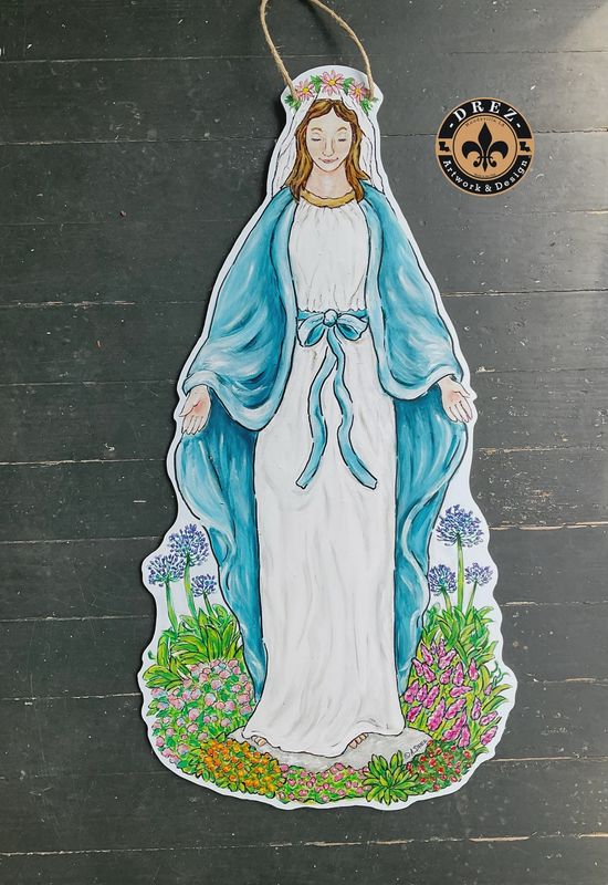 BLESSED MOTHER DOOR HANGER