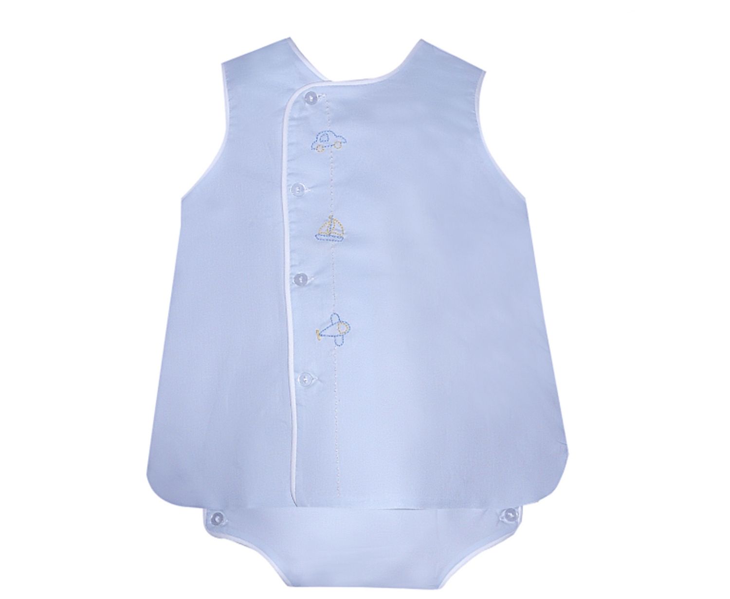 BLANCHE BOY BLUE VEHICLES DIAPER SET